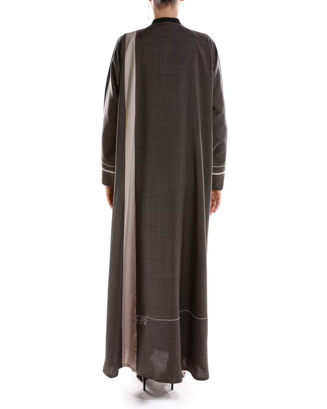 FEE A-Line Abaya with Asymmetrical Collar – Ready to Wear