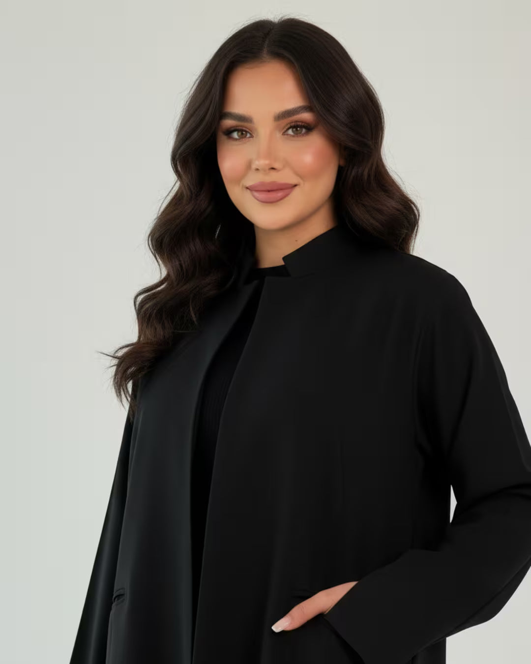 FEE Black-on-Black Embroidered Abaya