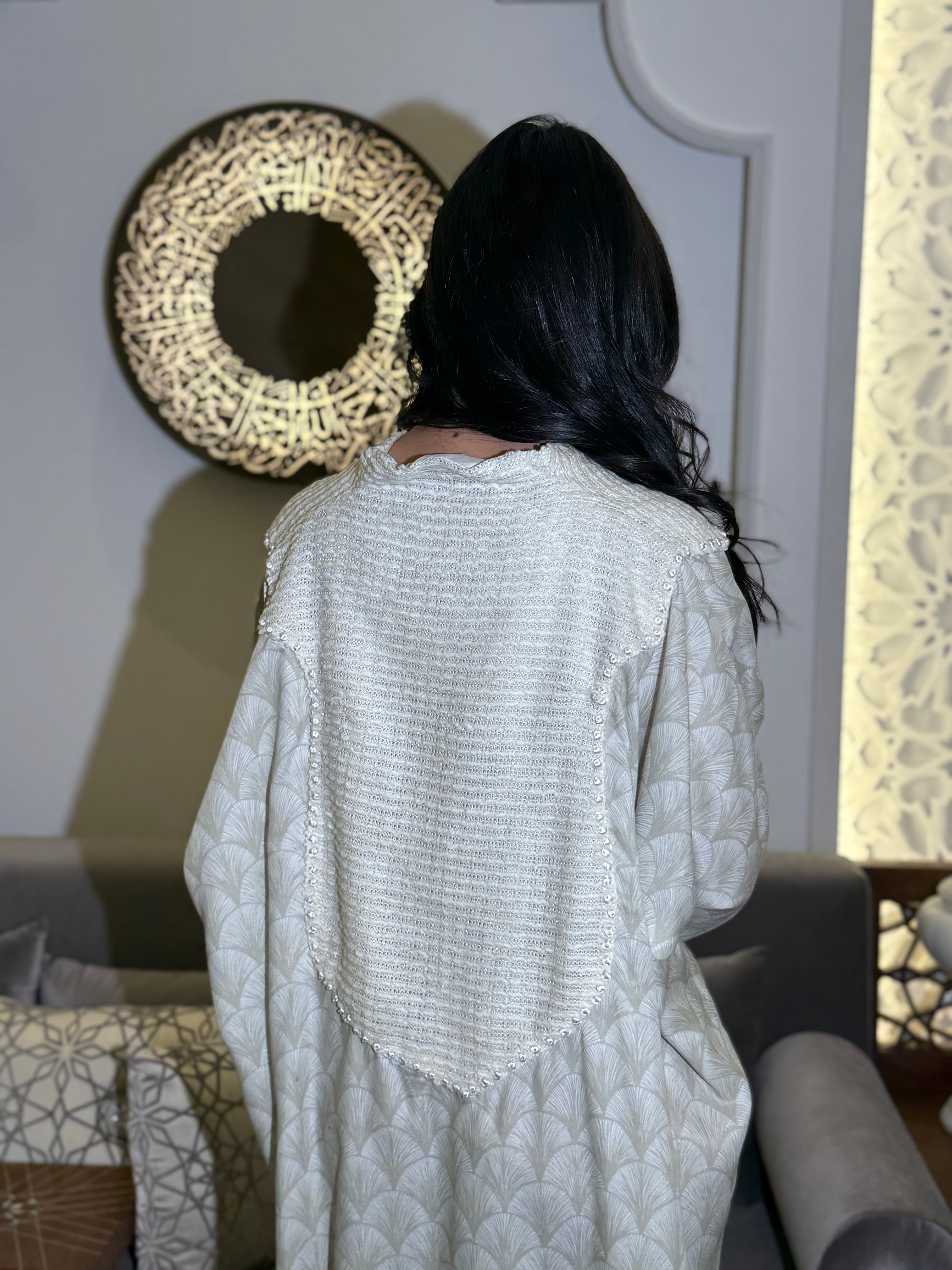 Elegant Ramadan jalabiya in a free-size
