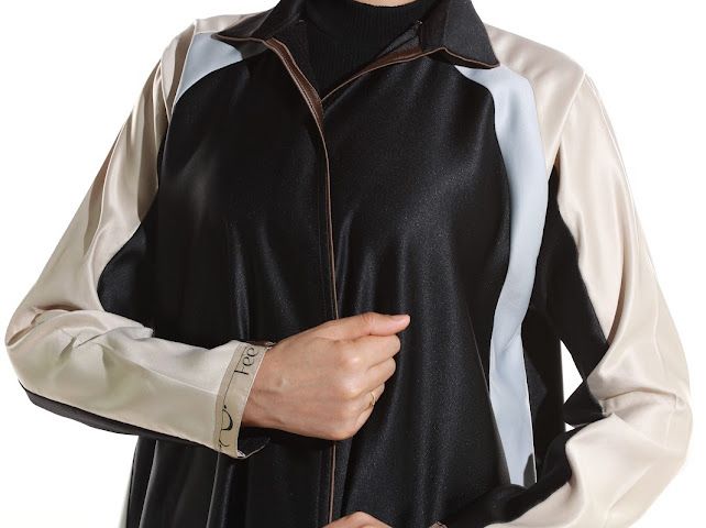 عباية FEE بتصميم A مع ياقة قميص - جاهزة للارتداء