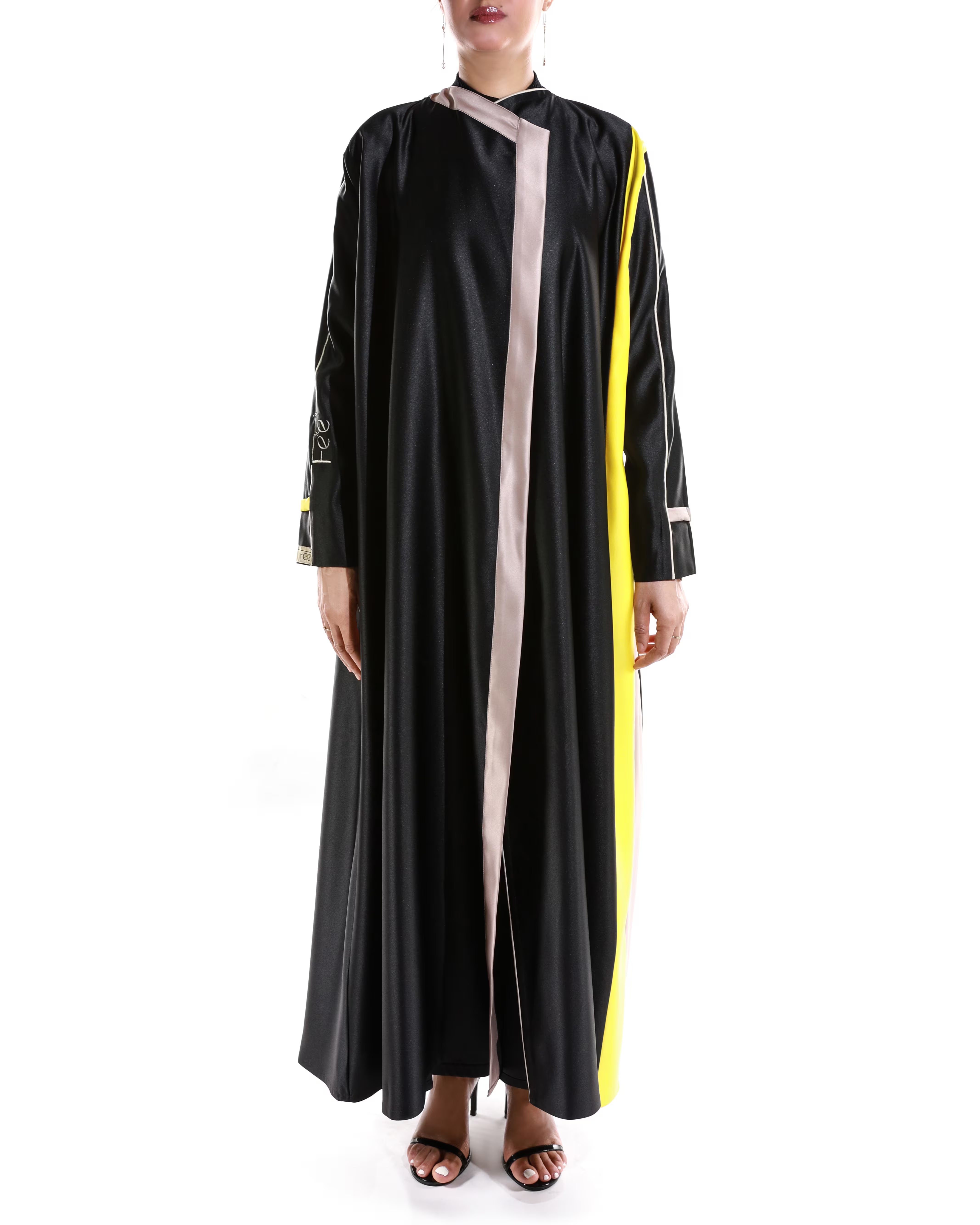 FEE A-Line Abaya with Asymmetrical Collar – Ready to Wear