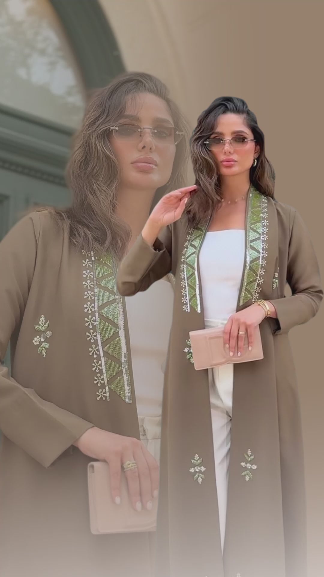 مجموعة فيلورا. مصنوعة بدقة من الكريب الفاخر